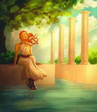 Cell Shading + Abstract BG